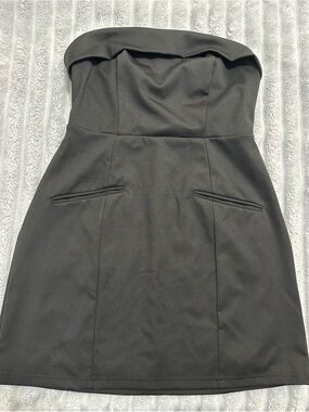 Strapless Black Women's Dress